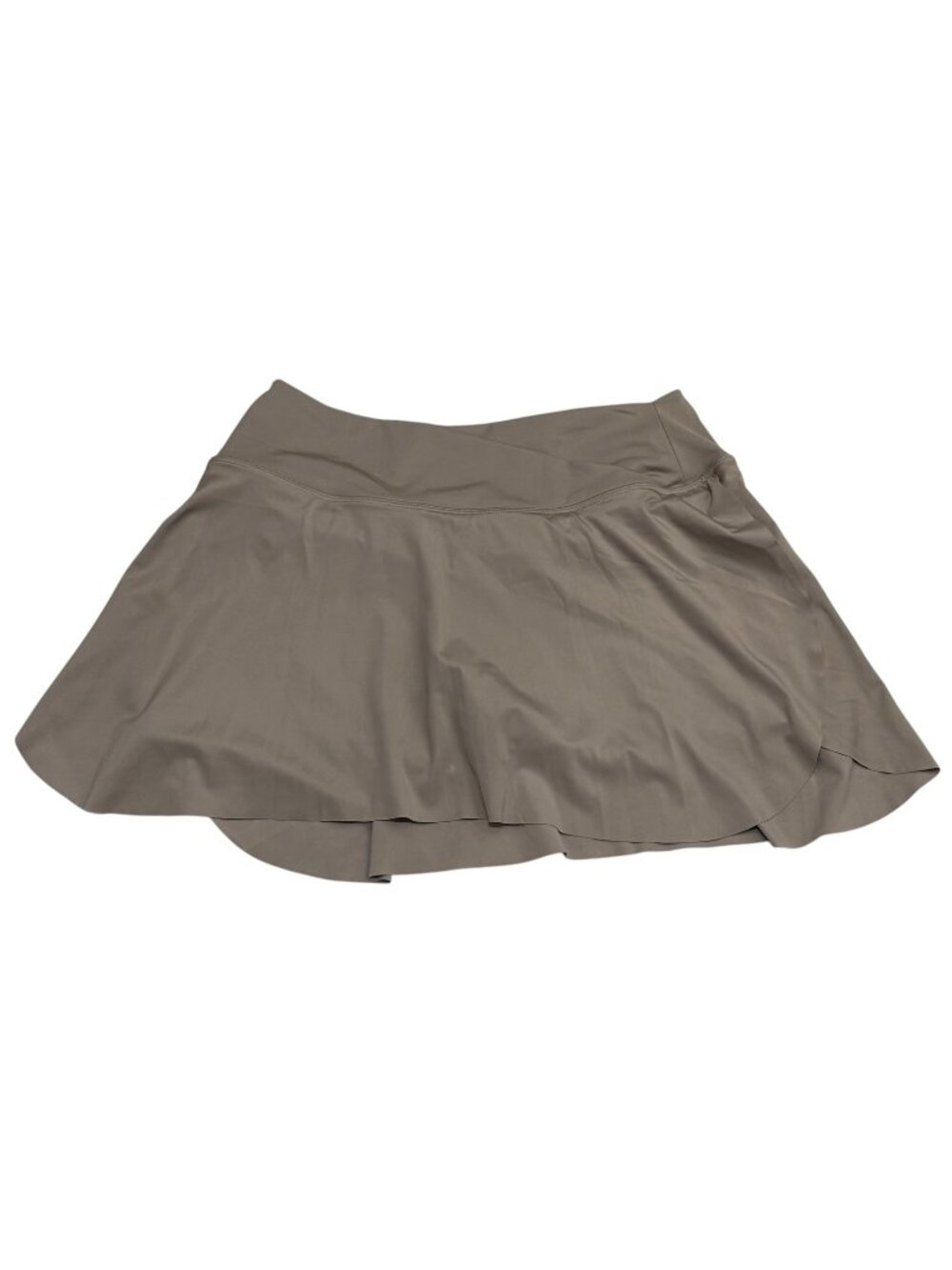 Calvin Klein Womens XL Performance Athletic Skort Skirt Tan Tennis Golf Stretch